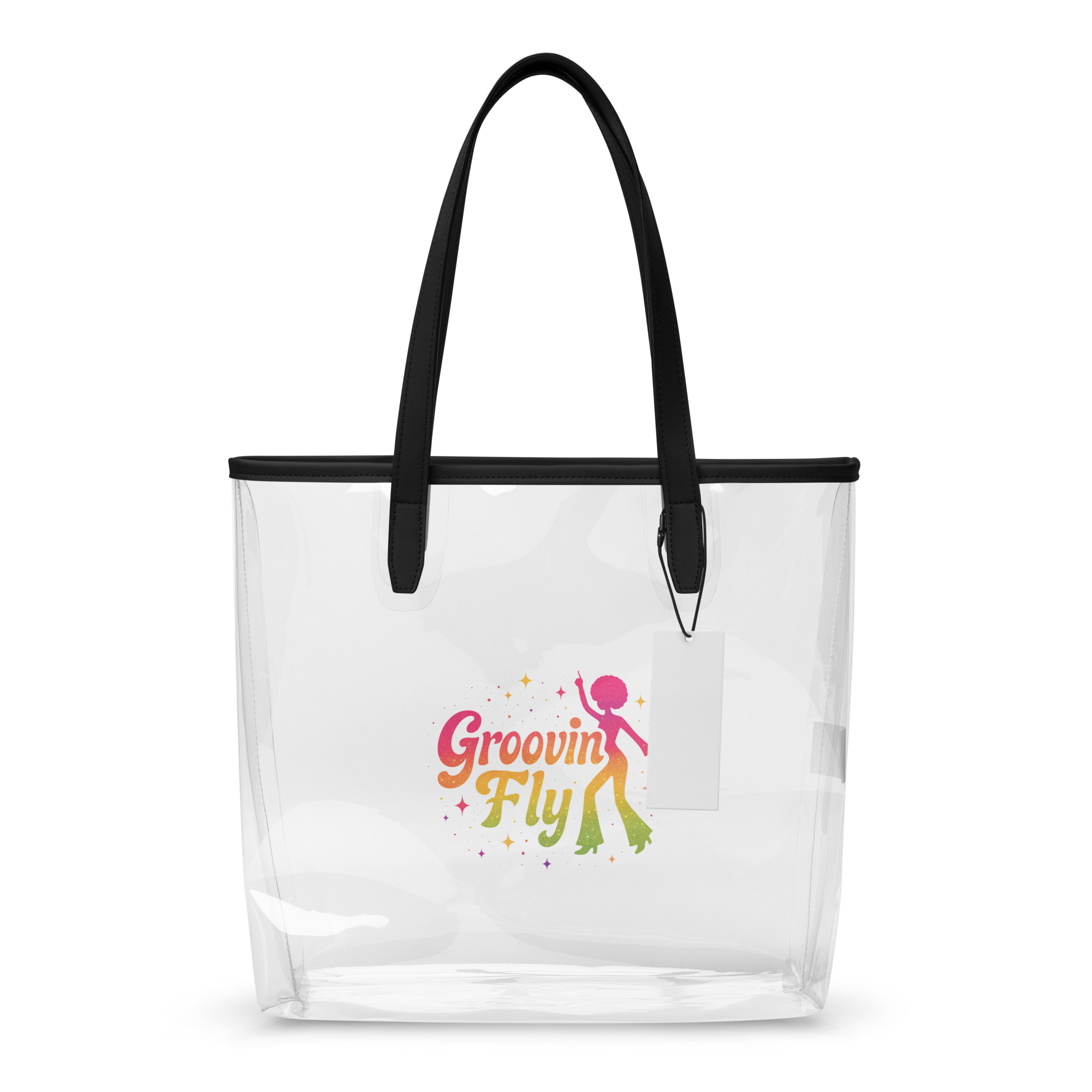 Groovin' Fly Clear Tote Bag
