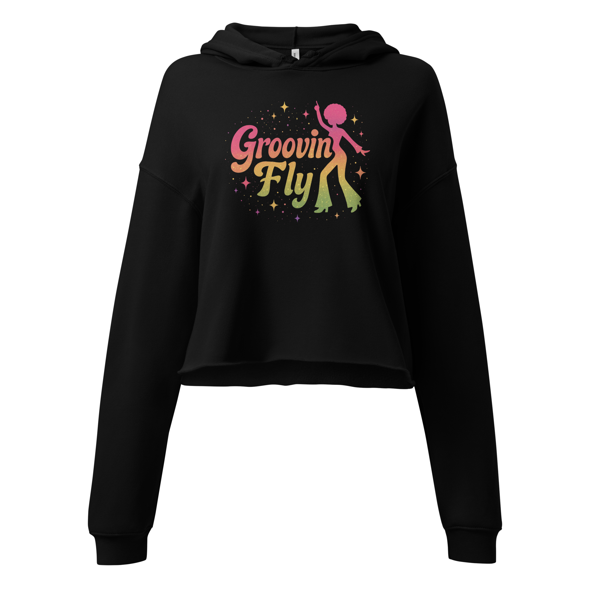 Groovin' Fly Crop Hoodie